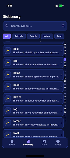 Dream Interpreter Screenshot 1