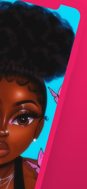 Cute Melanin Girls Wallpapers Screenshot 1