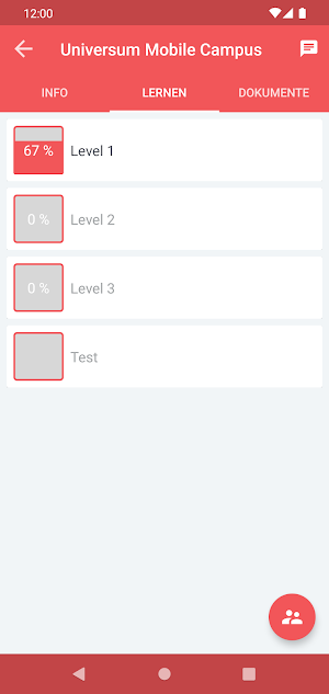 Universum Mobile Campus Screenshot 2