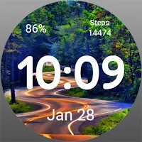 Watch Face - Forest Road