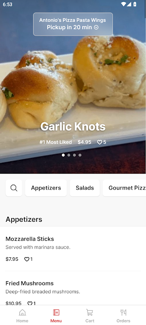 Antonio's Pizza Pasta Wings Screenshot 1