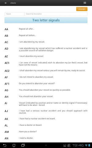 cMate (ColReg, IALA, ICS, SOLAS, LSA, IMO symbols) Screenshot 3
