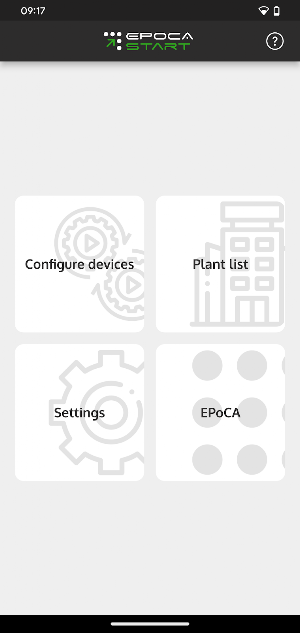 EPoCA Start Screenshot 1