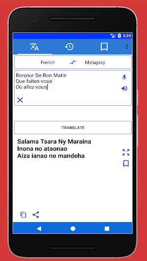 Traducteur Malagasy Francais Screenshot 0