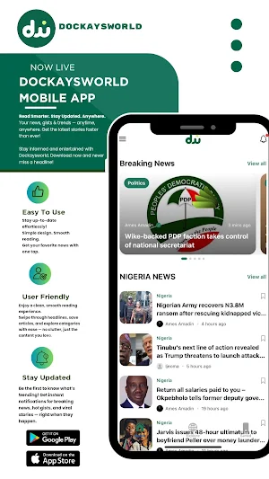 Dockaysworld: Top Nigeria News Screenshot 0