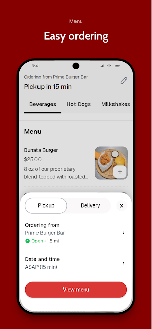 Prime Burger Bar Screenshot 2