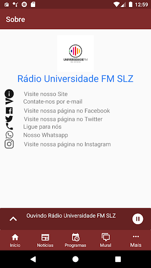 Rádio Universidade FM Screenshot 3