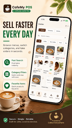 Cafe POS - Cashier & Till App Screenshot 2