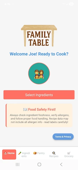 FamilyTable Screenshot 0