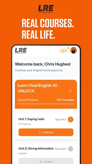 Learn Real English - LRE® Screenshot 1