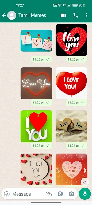I Love You Stickers – Romantic Screenshot 2