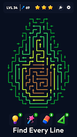 Calm Arrow Puzzle Screenshot 1