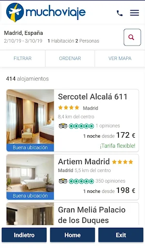 Muchoviaje.eu | Busca Hoteles  Screenshot 2