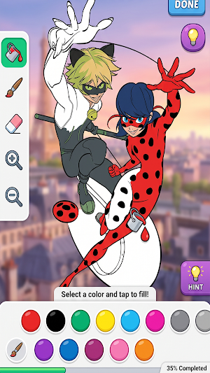 Ladybug Coloring Book Fan Game Screenshot 2