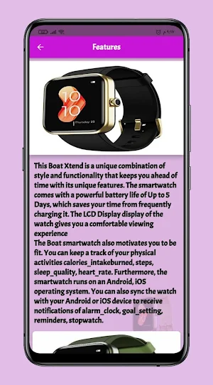 boat xtend smartwatch Guide Screenshot 2