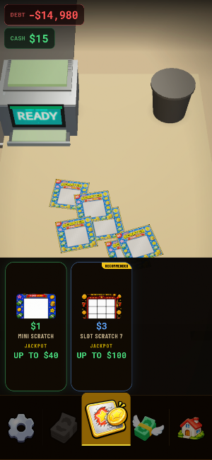 Idle Scratch Simulation Screenshot 0