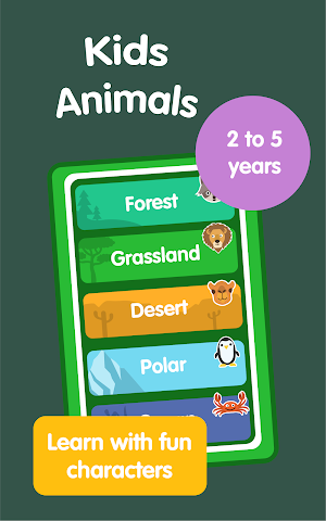 Learn Animals for Toddlers Screenshot 0