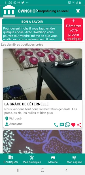 Ownshops Screenshot 0
