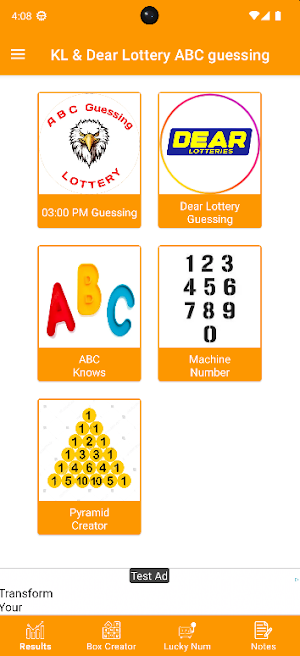 ABC Lottery All Results Screenshot 0