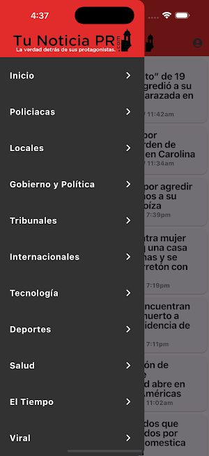 Tu Noticia PR Screenshot 1