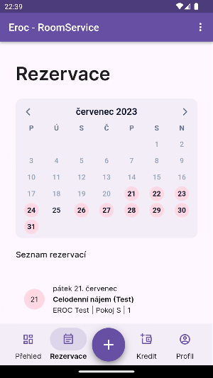 Eroc Room Service Screenshot 2