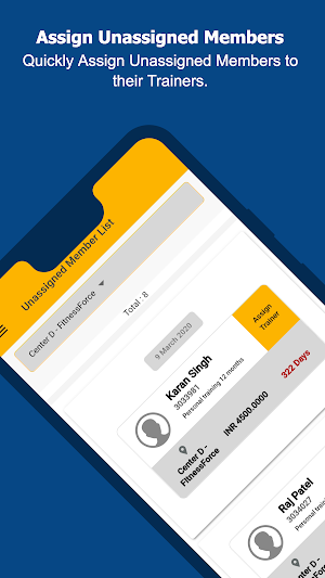 Fitnessforce for Business Screenshot 2
