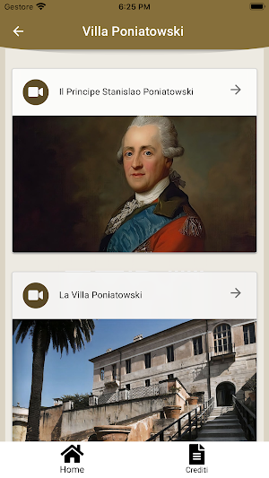 Museo Villa Poniatowski in LIS Screenshot 2