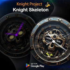 Knight Skeleton Watch Face Screenshot 3