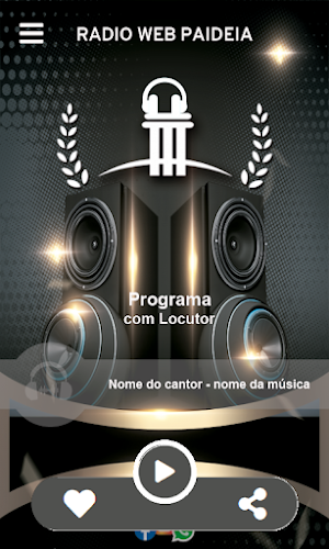 Rádio Web Paideia Screenshot 1