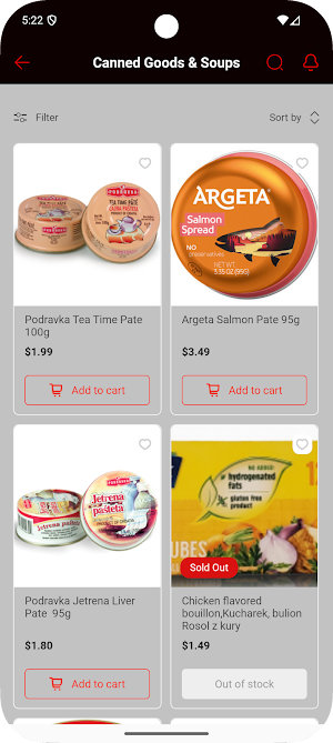European Food and Gifts Screenshot 2
