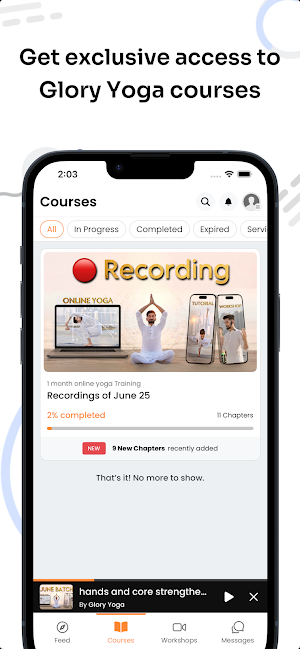 Glory Yoga Screenshot 2