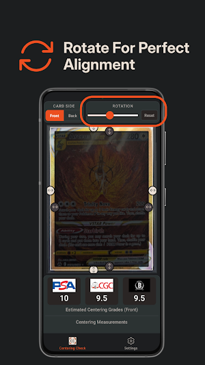 Centering Check: TCG Card Tool Screenshot 3