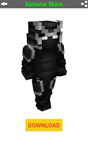 Samurai Skins For Minecraft Screenshot 1