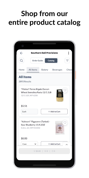Southern Deli Provisions Screenshot 2