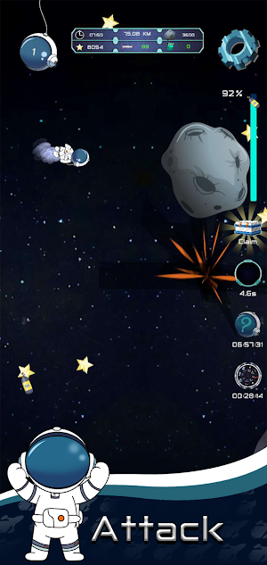 Asteroid Between Us: Shooter Screenshot 0