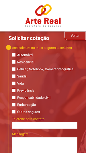 Arte Real Corretora de Seguros Screenshot 1