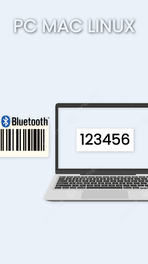 Barcode to PC MAC Bluetooth Screenshot 1