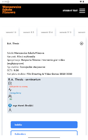 WSF Student™ Screenshot 2