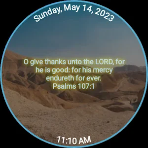 Give Thanks Bible Watch Face Screenshot 0