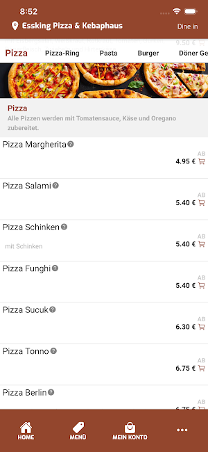 Essking Pizza & Kebaphaus Screenshot 2