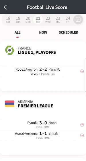 Live Football TV HD Streaming Screenshot 3