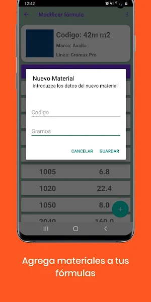 PaintSystemPersonal - Lista formula automotriz Screenshot 2