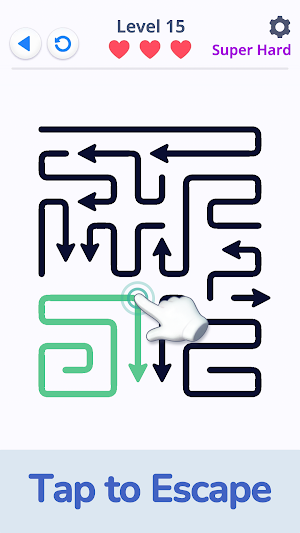 Arrow Ease:Brain Puzzle Screenshot 1