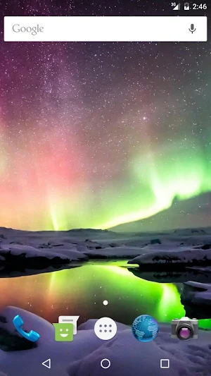 Wallpapers Northern Light Screenshot 0