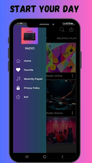 Radio Fm Online App Screenshot 0