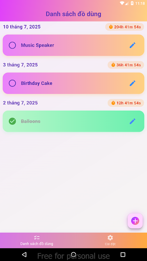 Party Checklist screenshot 5
