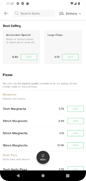 Pepino Pizza Screenshot 1
