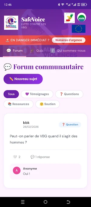 SafeVoice - Stop VBG Screenshot 2