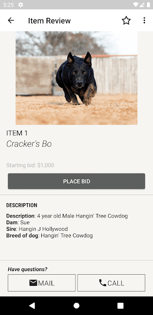 Select Stock Dog Sales Screenshot 0