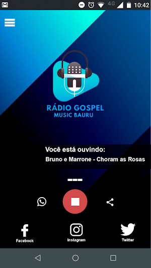 Web Rádio Gospel Music Bauru Screenshot 2